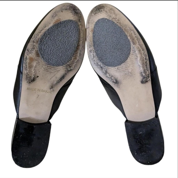 Alepel Women's Gold Snake Mule in Black Leather signed one of a kind - Picture 7 of 16